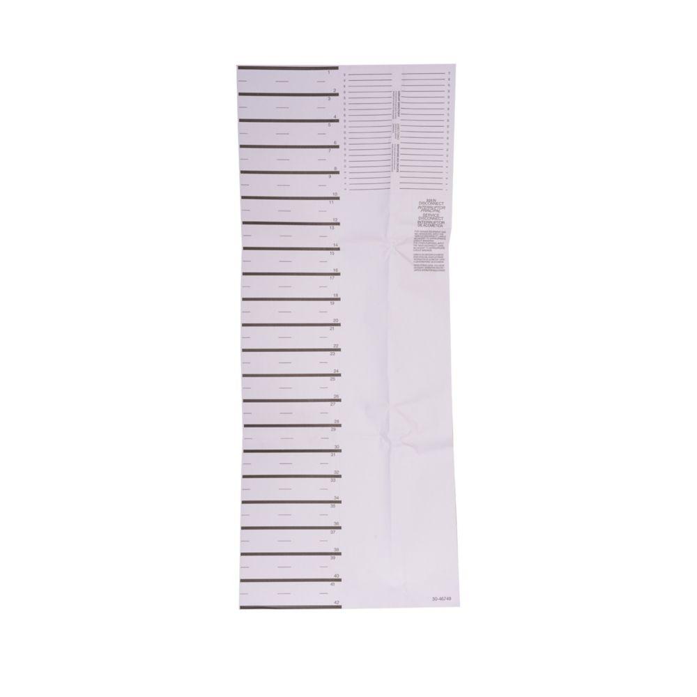 Circuit Marking Strip,BR LCCover/ Door