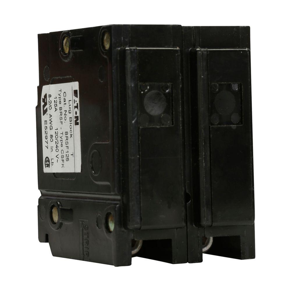 BR Lug Blck 2 Pole 125A #6-2/0 Wire Size