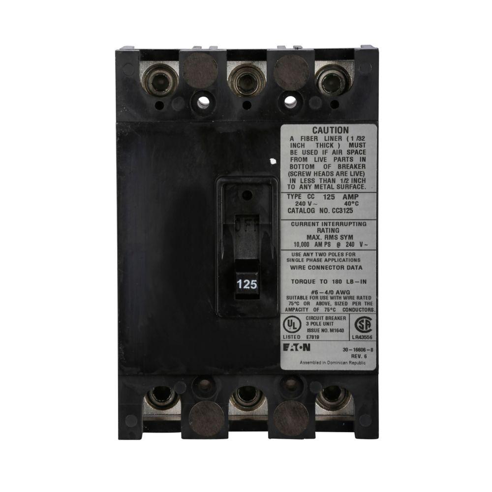 CC Breaker 150A/3 Pole 240V 10K