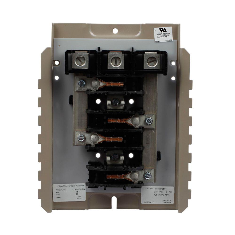 125A, 12 CKT,3PH, MLO, Cu Bus,OEM INT,CH