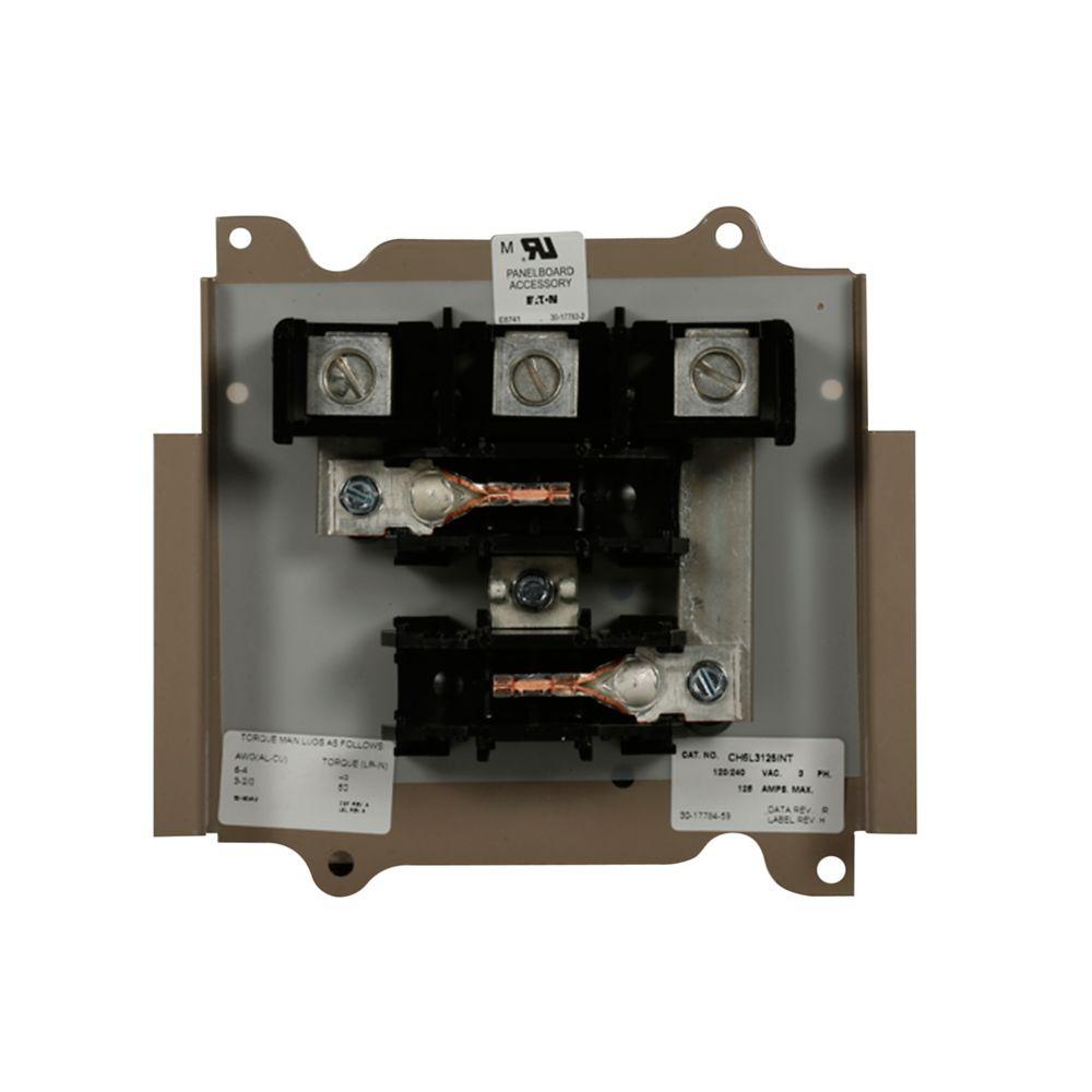 125A, 6 CKT, 3-PHASE, CU BUS,OEM INT,CH