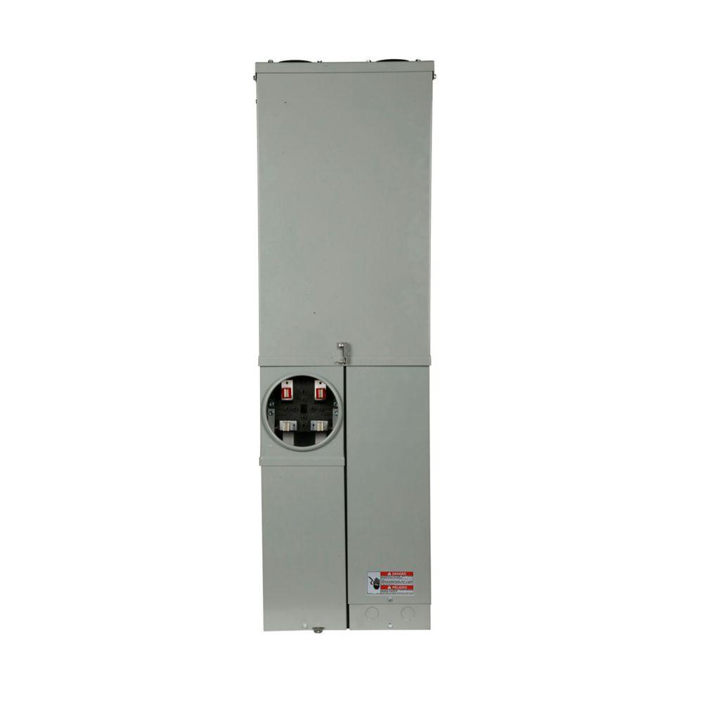 Mtr-Brkr,EUSERC,CH,200A MB,32SP,btm/surf
