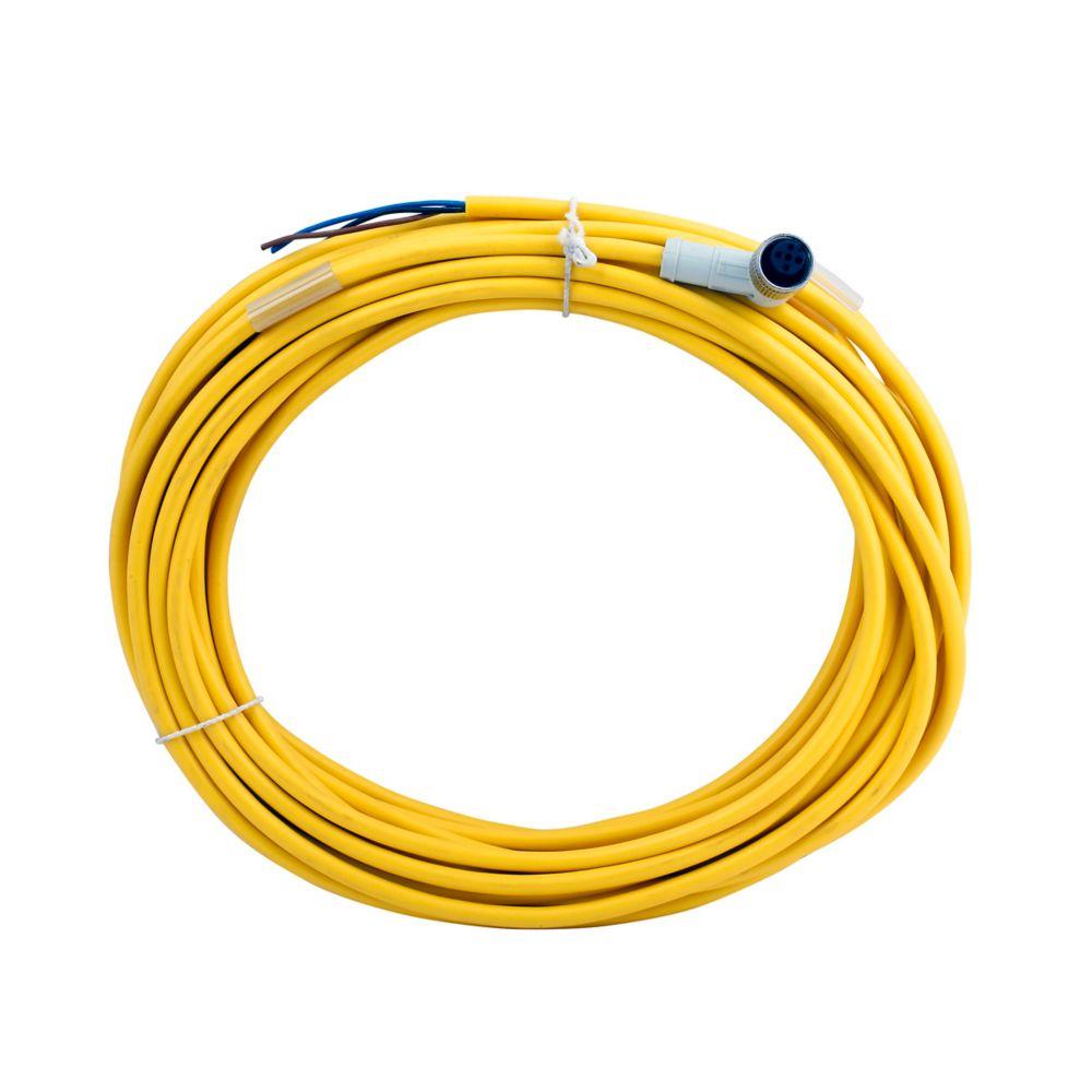 CORDSET,DC,RA,4P 3W,10M,YEL