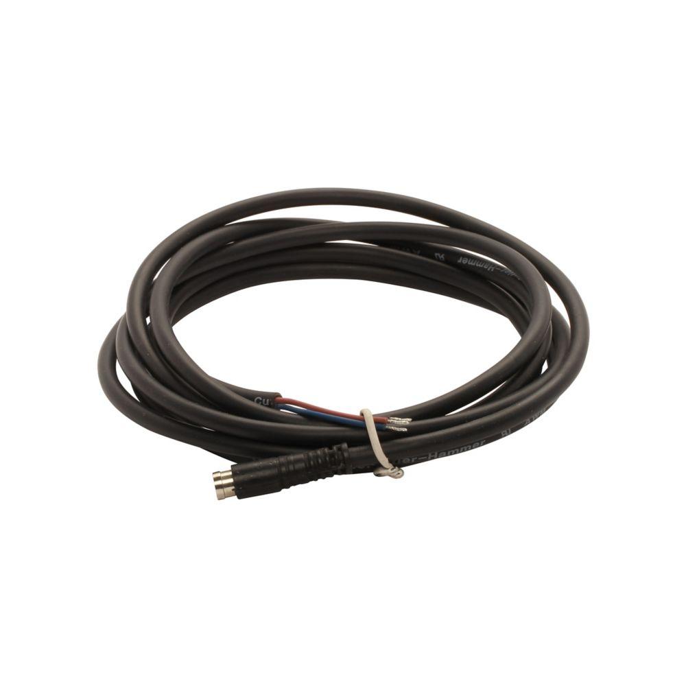 CORDSET,NANO,3 P"MALE,PVC,2 M,PUSH-ON