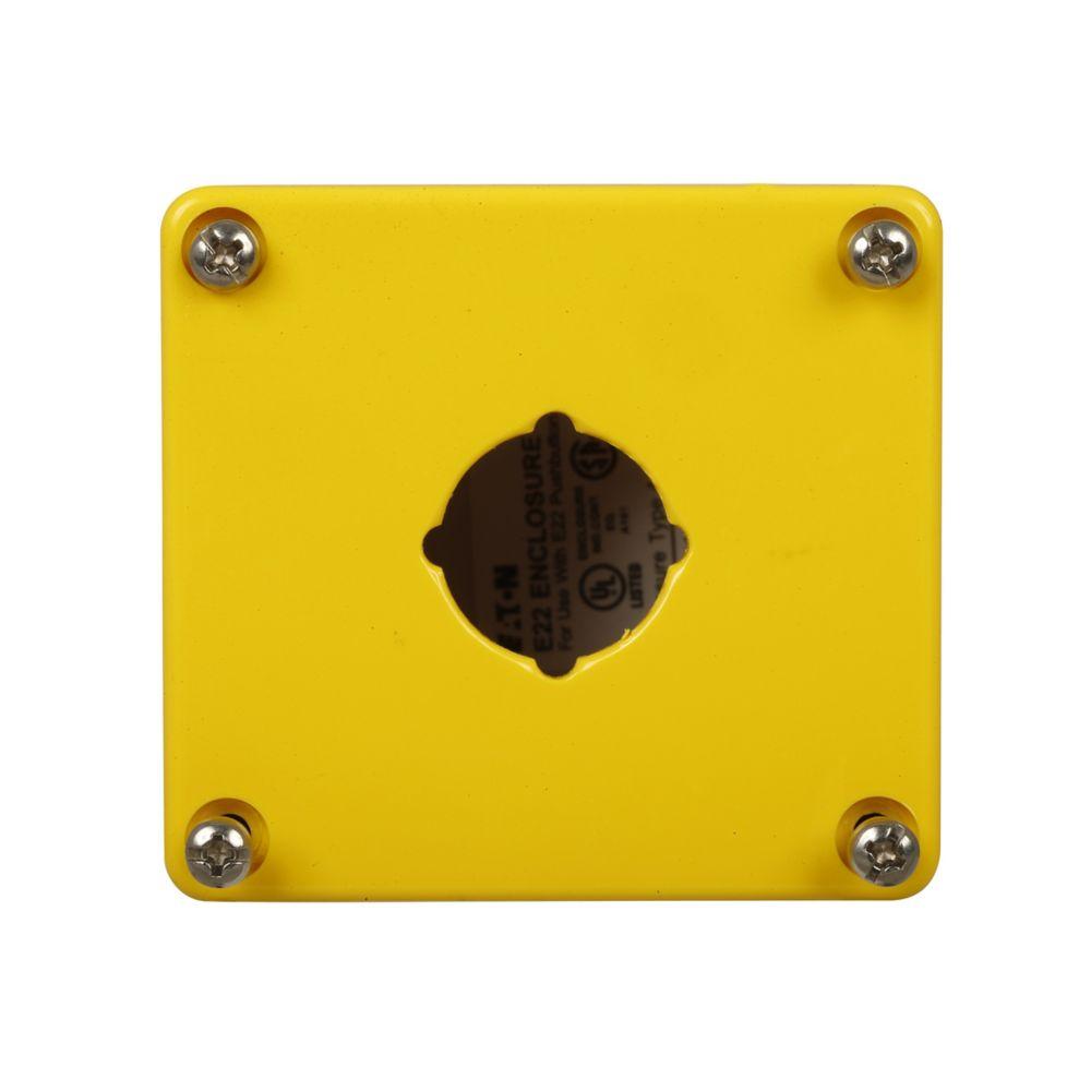 1HOLE YE-CVR ENCL 2.68"W X 2.96"H X 3.54