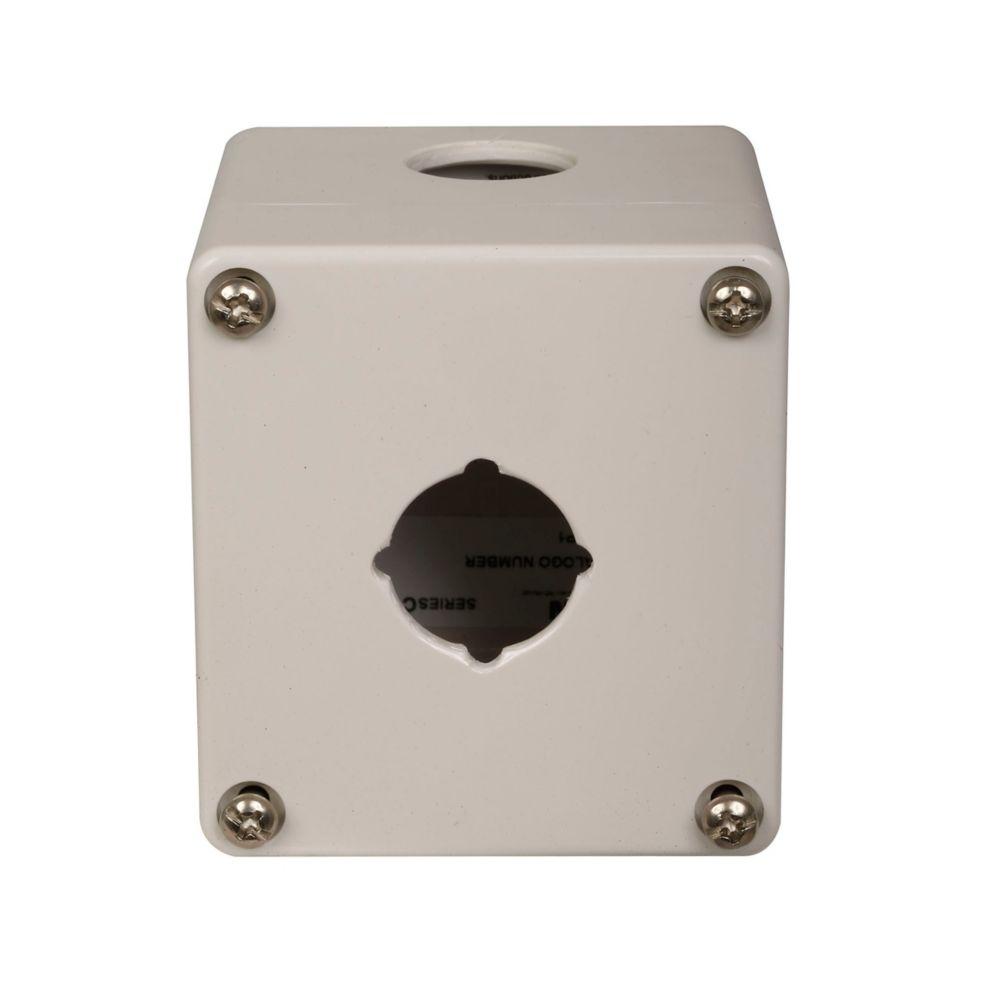 1HOLE GREY-CVR ENCL 2.68"W X 2.96"H X 2.