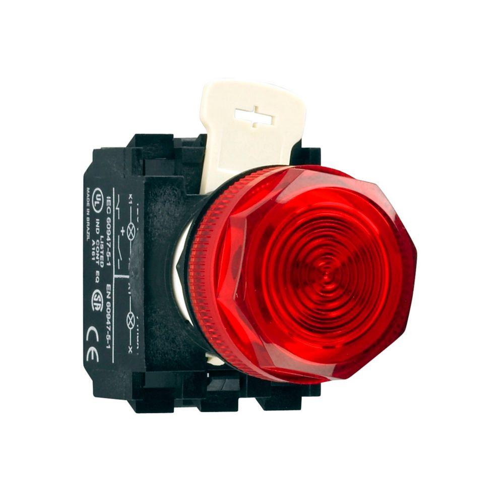 PILOT LIGHT RED W/O LIGHT UNIT