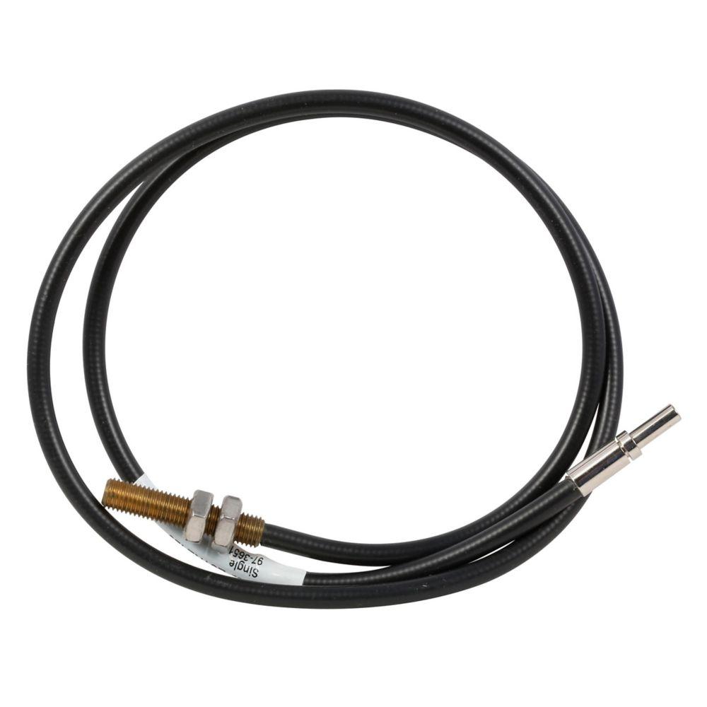 FIBEROPTIC CBL,GLASS,SINGLE,PVC,FWD,THRD