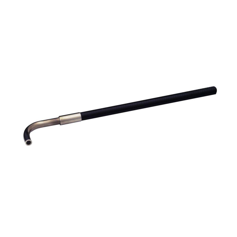 GLASS FIBER,PVC,DUP,RA,UNTHD,1/8 BU,3'