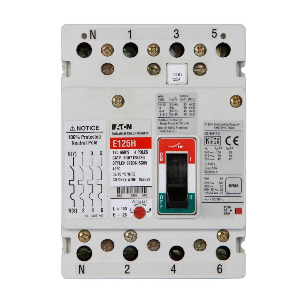 EG 4P 40A ADJ therm FXD MAG 40KA W/