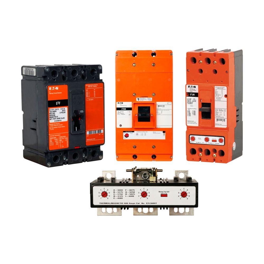 3P 600 A 600V LSI LEM MINING CIRCUIT BRK
