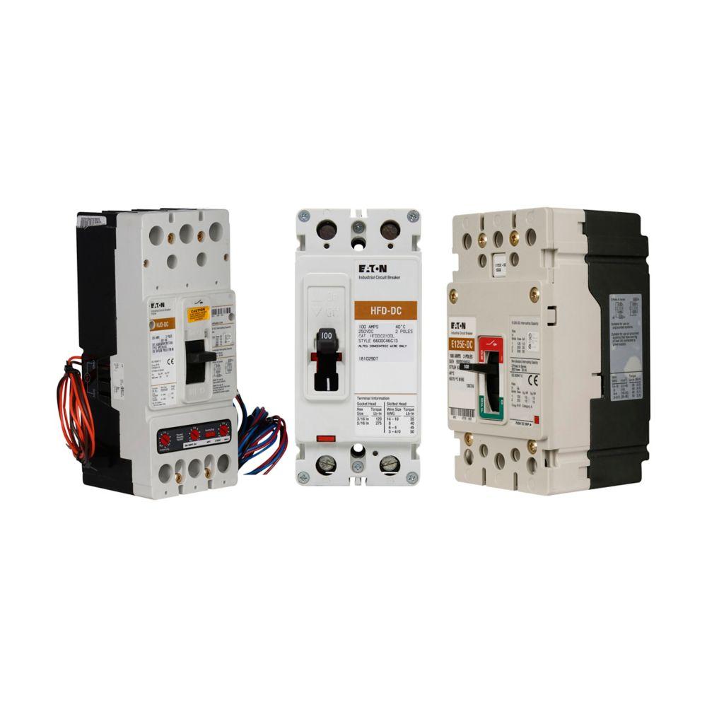HLD 2P1000A250VDC CB W/TERM & interphase