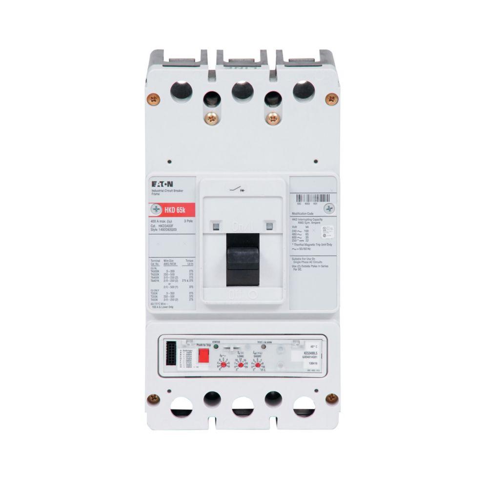 HKD 3P 400A W/KES3400LSIG&OPTTERM