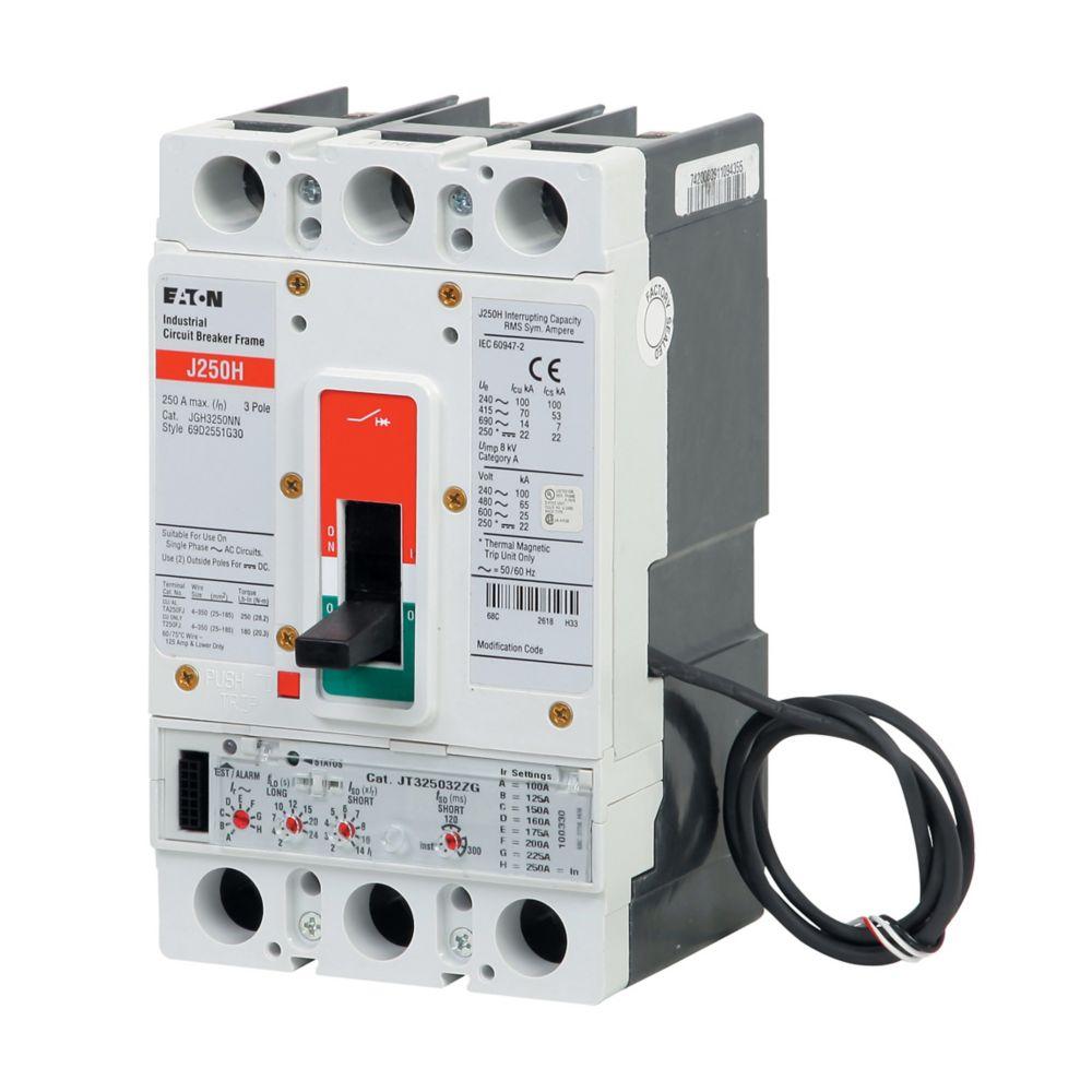 250 A, 3P, INDUSTRIAL CIRCUIT BRK