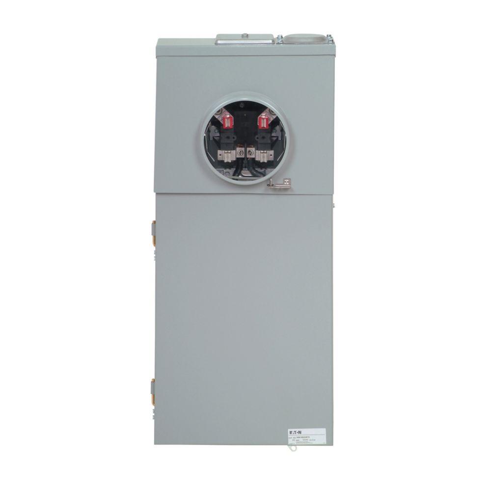 Mtr-Brkr,BR,8/16 SP,200A MB,btm/top,surf