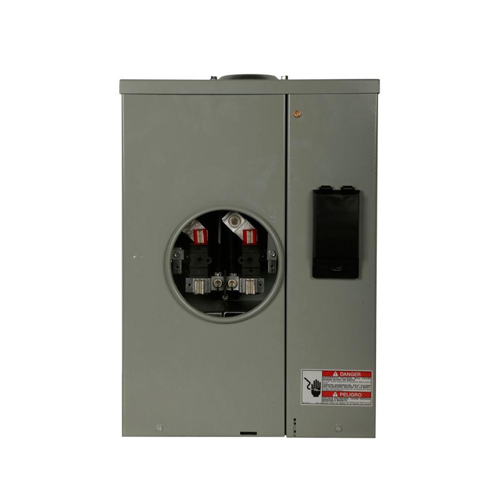 Meter Main,150A W/O Dist,Btm/top Ring
