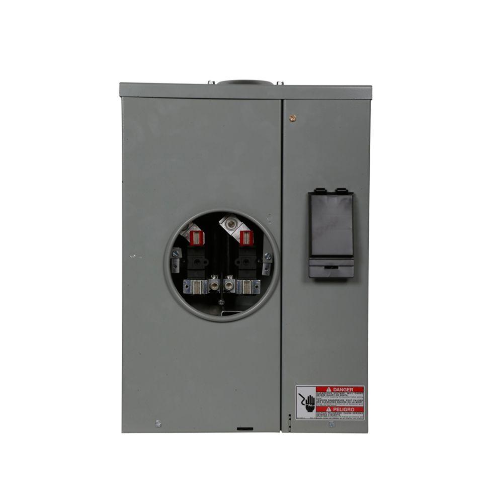 Meter Main,200A W/O Dist,Btm/top Ring