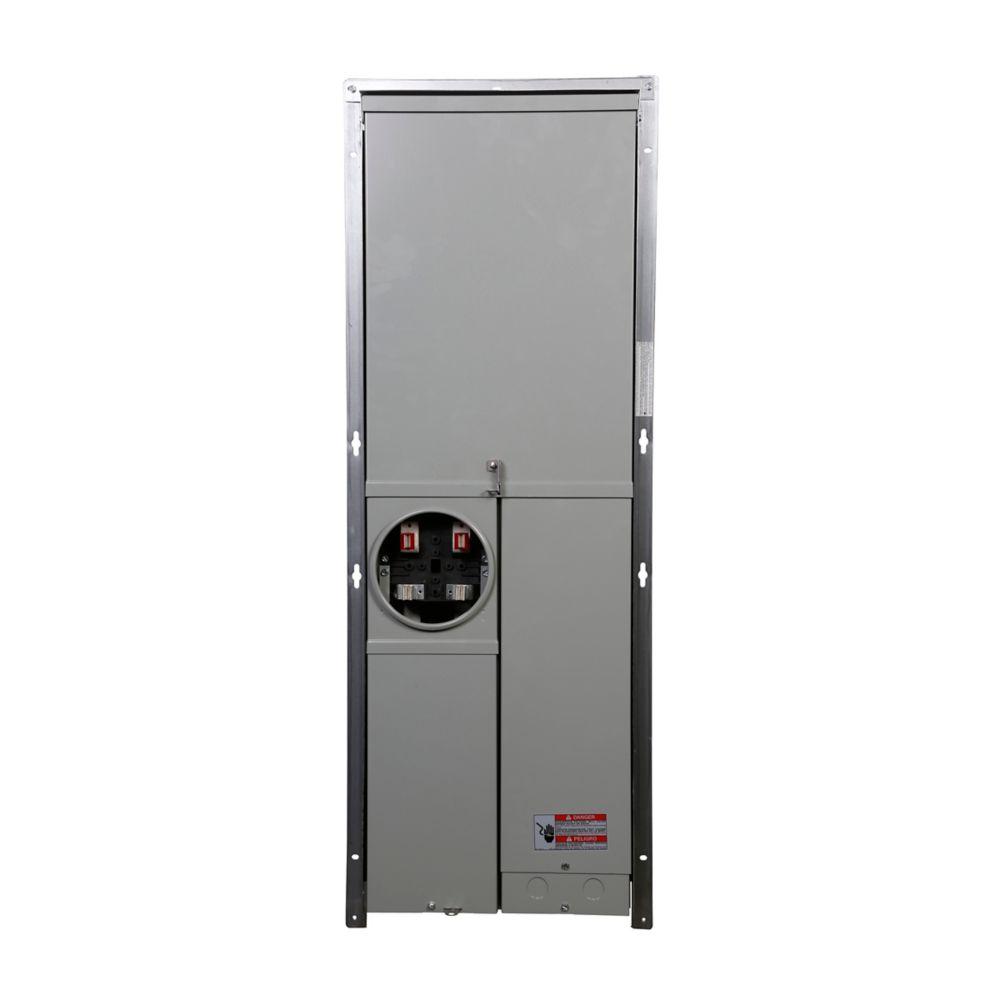 Mtr-Brkr,EUSERC,BR,20SP,150A,MB,bot,flus
