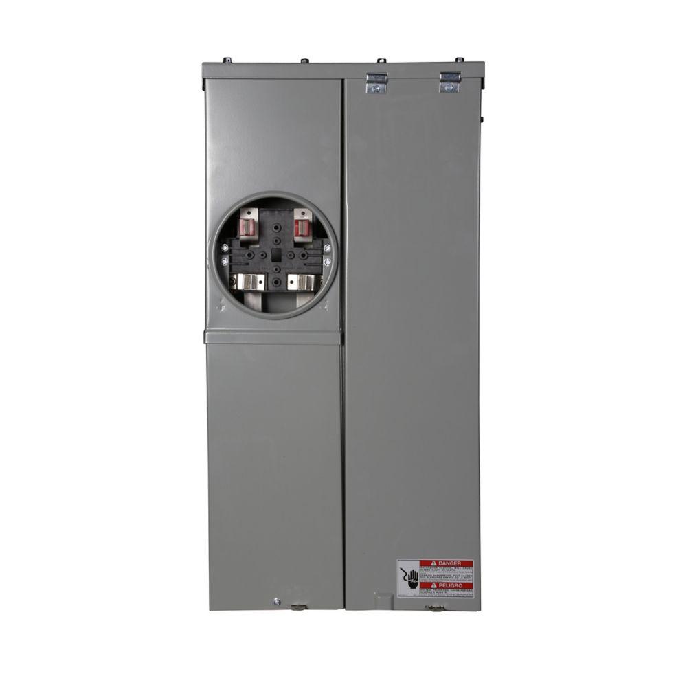 Mtr-Brkr,EUSERC,BR,2SP,200A,MLO,btm/top