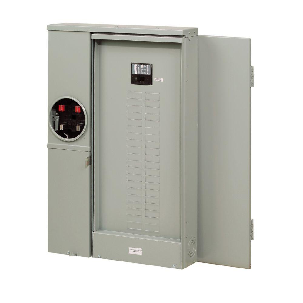 Mtr-Brkr,Euserc,Br,40SP,200A,Btm/Top,Sur