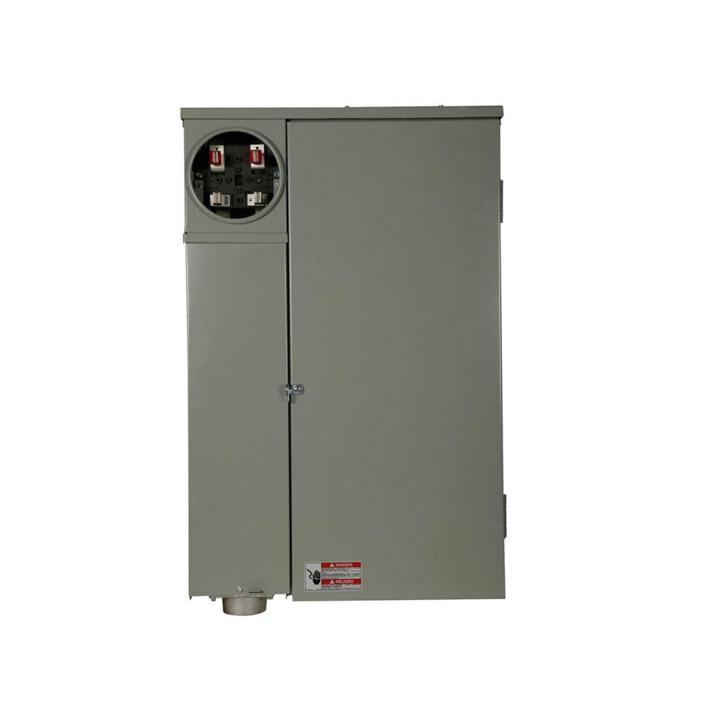 Mtr-Brkr,Euserc,Br,40SP,200A,Btm/Top,Sur