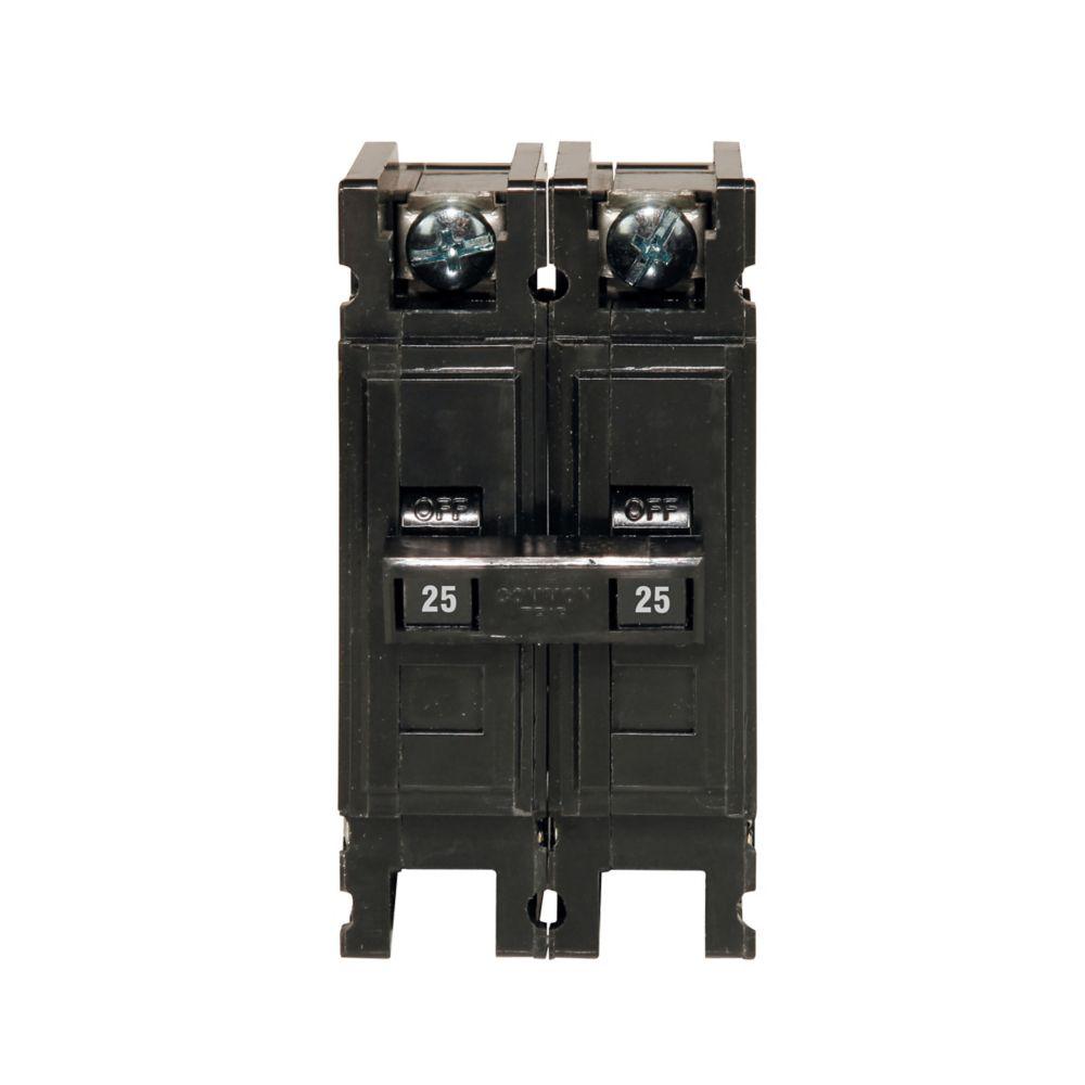 TYPE QC BREAKER 2P 25A 240VAC MAX 10KAIC
