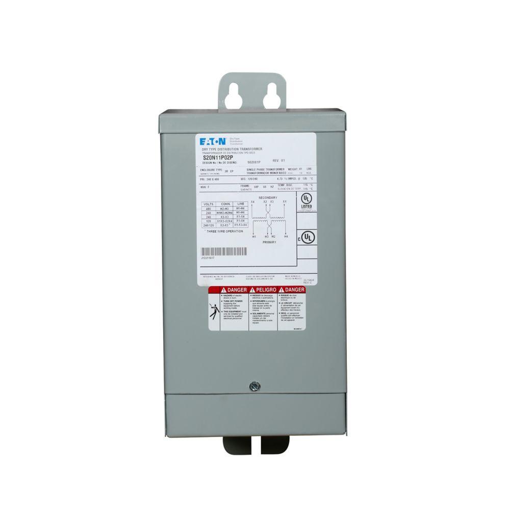 1.5KVA Type EP XFMR 1PH 277V-120/240V