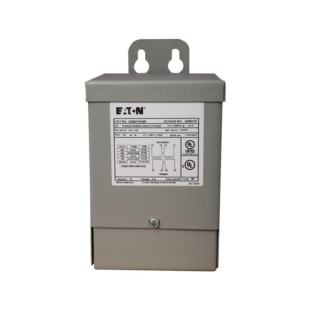 .5KVA Type EP XFMR 1PH 277V-120/240V