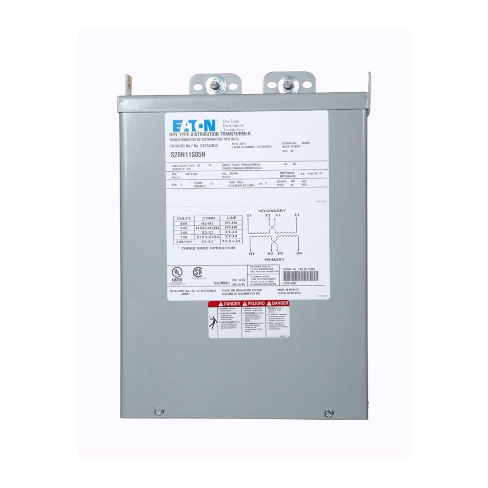 5KVA Type EP TX 1PH 240X480-120/240V SS