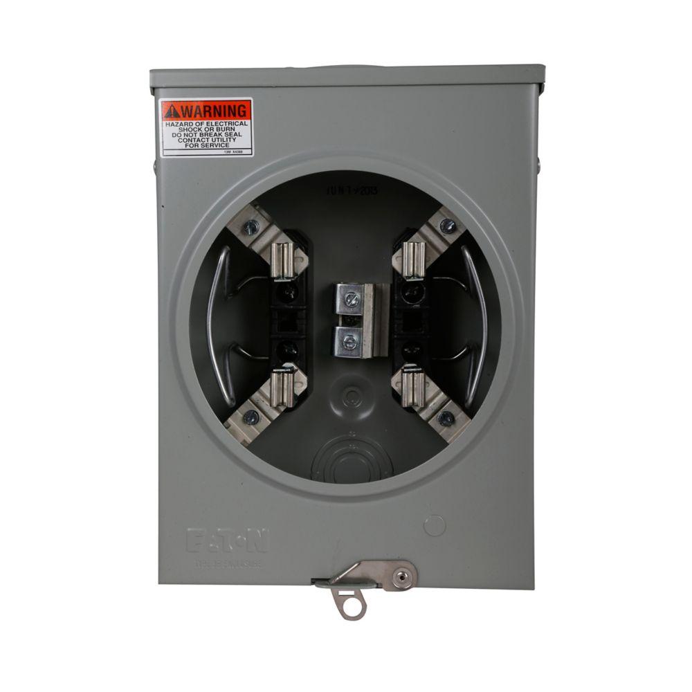 MtrSkt,125A,Ringless,4-Jaw,OH,Horn BP