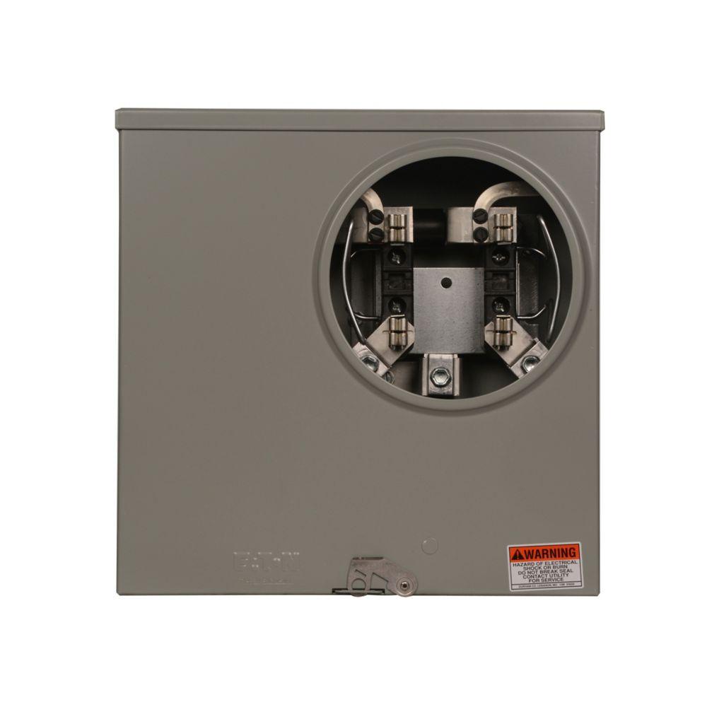 MtrSkt,200A,Ringless,4-Jaw,UG,Horn BP
