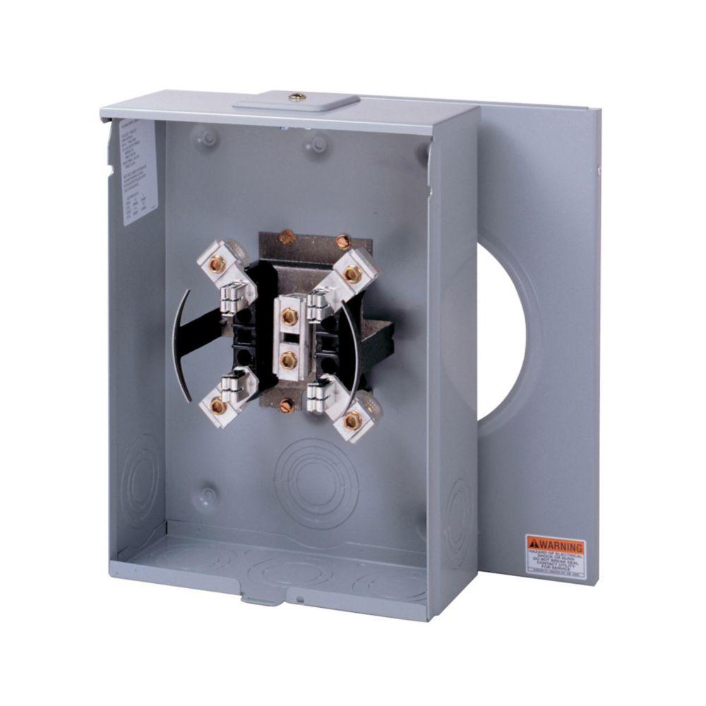 MtrSkt,200A,Ring,4-Jaw,OH/UG