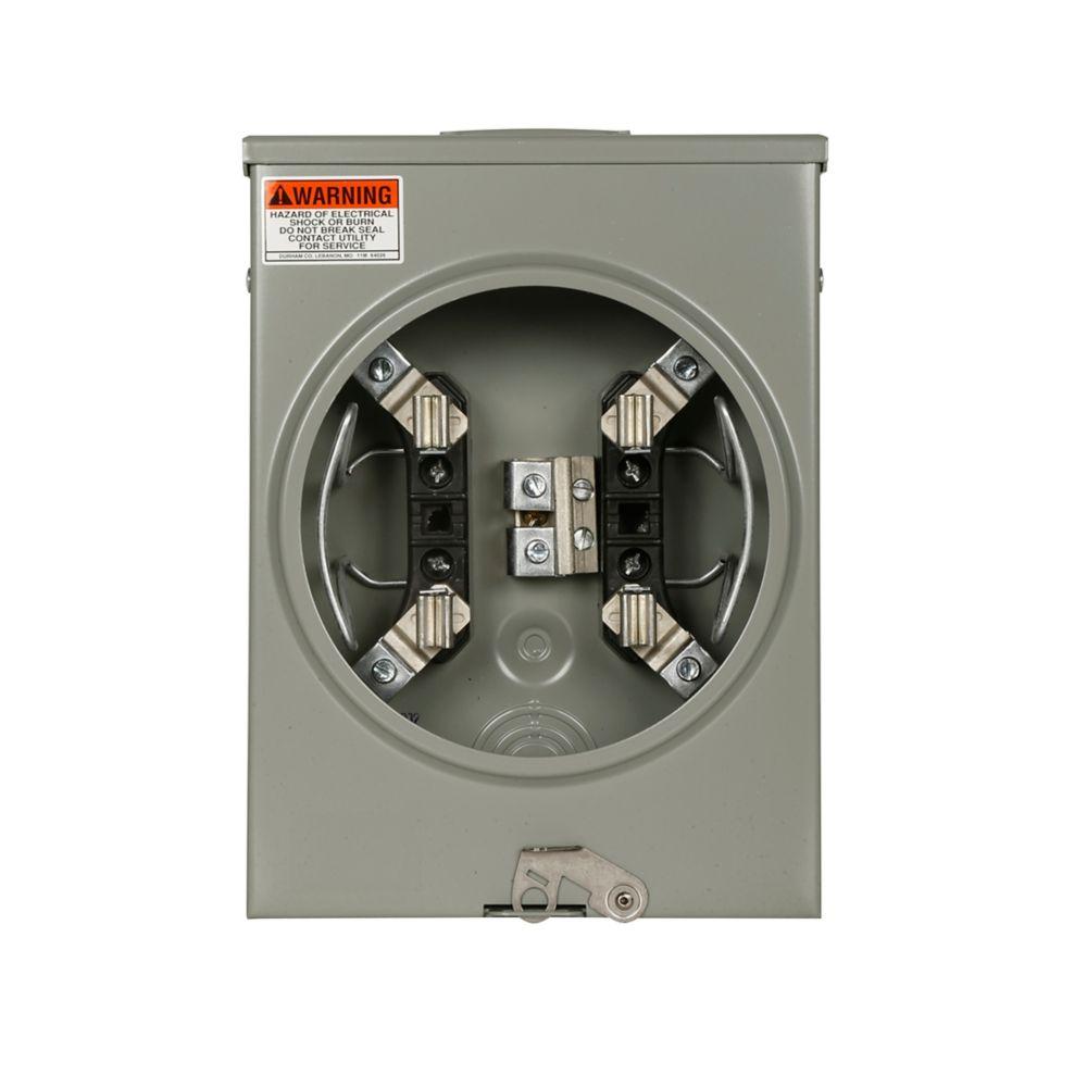 MtrSkt,125A,Ringless,4-Jaw,OH/UG