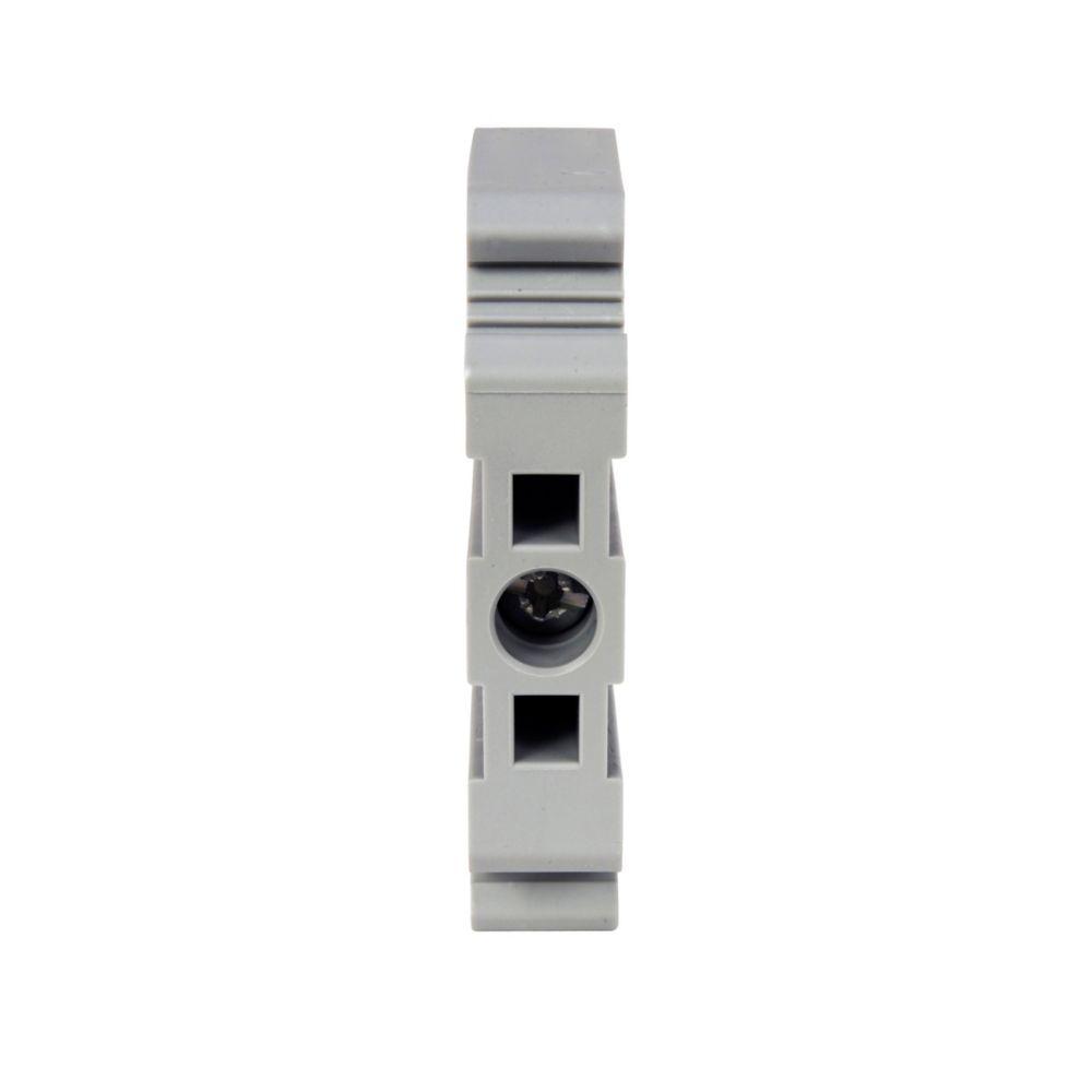 END STOP FOR 35MM RAIL - ONE SCREW MOUNT