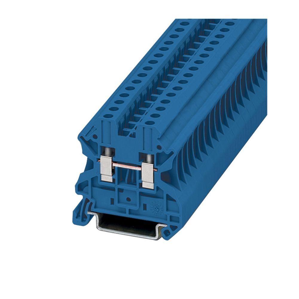 6.2MM WIDE BLUE FEED THROUGH TB 26-10AWG