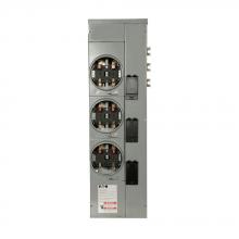 Eaton 1MM312RRLBC - 125A MTR STACK,1PH,3SKT,RNGLSS W/HORN,CU