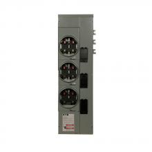 Eaton 1MM312RRLC - 125A MTR STACK,1PH, 3 SKT, RINGLESS, CU