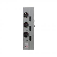Eaton 1MM320RRLBC - 200A MTR STACK,1PH,3SKT,RNGLSS W/HORN,CU