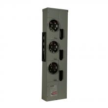 Eaton 1MM320RRLC - 200A MTR STACK, 1PH, 3 SKT, RINGLESS, CU