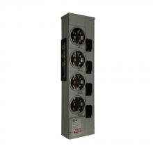 Eaton 1MM412RRLBC - 125A MTR STACK,1PH,4SKT,RNGLSS W/HORN,CU