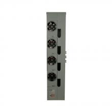 Eaton 1MM420RRLBC - 200A MTR STACK,1PH,4SKT,RNGLSS W/HORN,CU