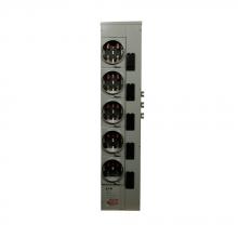 Eaton 1MM512RRLBC - 125A MTR STACK,1PH,5SKT,RNGLSS W/HORN,CU