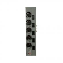 Eaton 1MM512RRLC - 125A MTR STACK, 1PH, 5 SKT, RINGLESS, CU