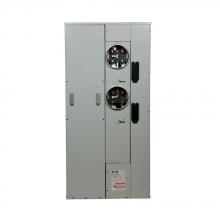 Eaton 1MP2204RRLC - 200A METER PACK, 2 SOCKETS, RINGLESS, CU