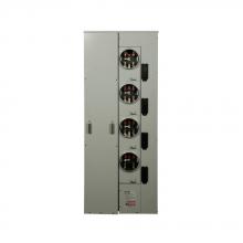 Eaton 1MP4206RRLBC - 200A M.P., 4 SKTS, RINGLESS W/HORN, CU
