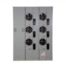 Eaton 1MP6206RRLBC - 200A M.P., 6 SKTS, RINGLESS W/HORN, CU