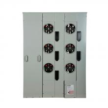 Eaton 1MP6206RC - 200A METER PACK, 6 SOCKETS, RING, COPPER
