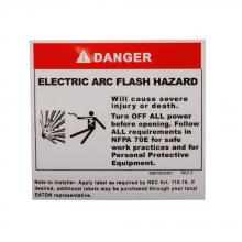 Eaton ARCFLASHLBL - ARC FLASH WARNING LABEL KIT