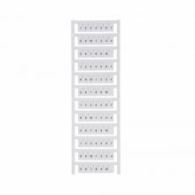 Eaton TM28CB-FH01 - Marking label, horizontal, 1 to 10, repe