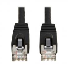 Eaton N272-F03-BK - 3FT BK SSTP CAT8 SNGLS PTCHCBL